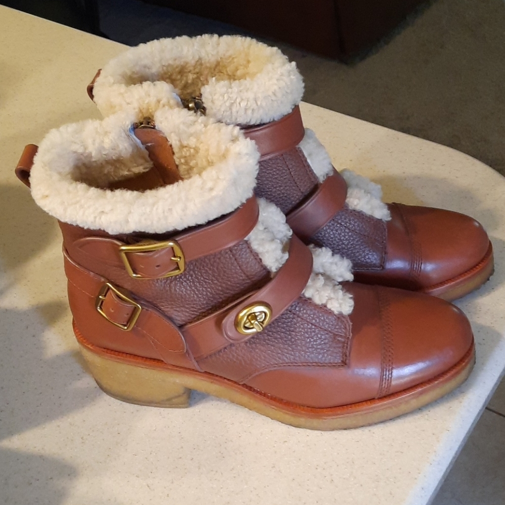 Coach Leather Preston Boots